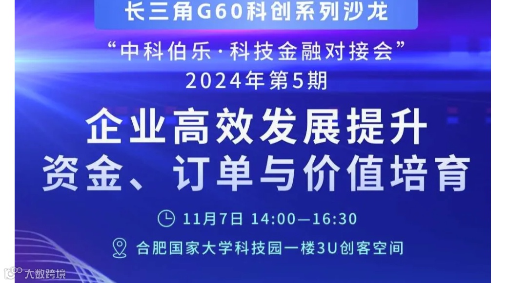 第5期沙龙（合肥国家大学科技园）—企业高效发展提升、资金订单与价值培育