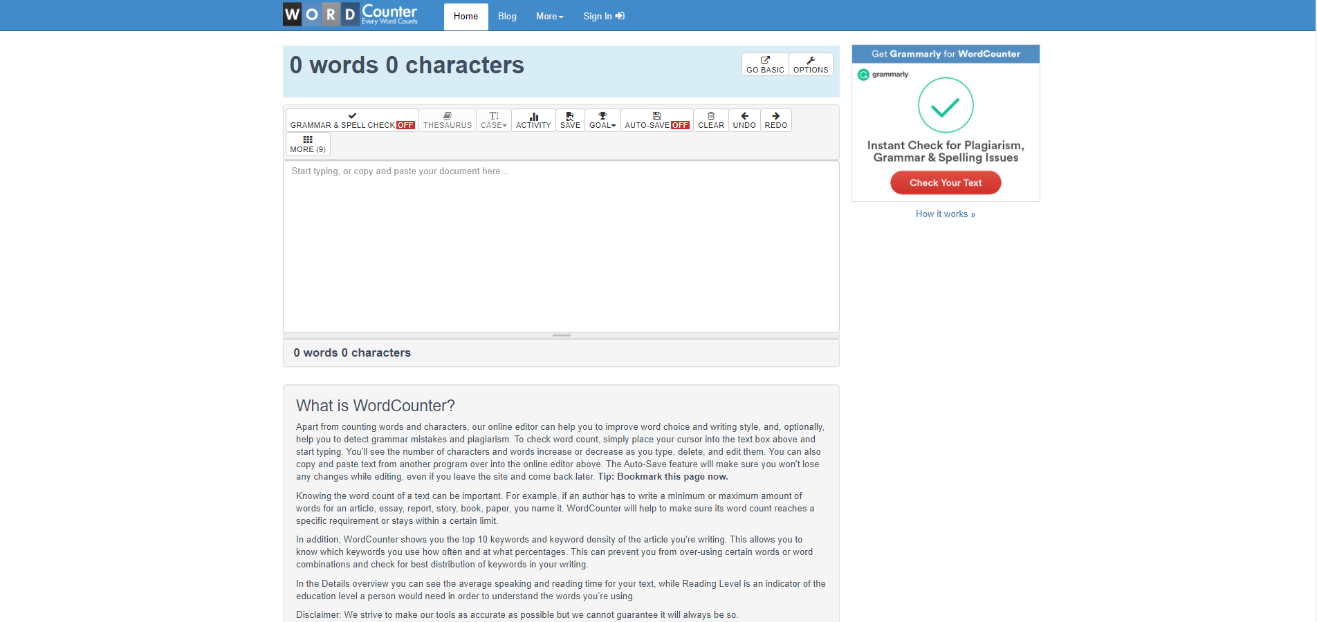WordCounter M123 WordCounter M123