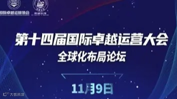 第十四届国际卓越运营大会--全球化布局(出海)论坛