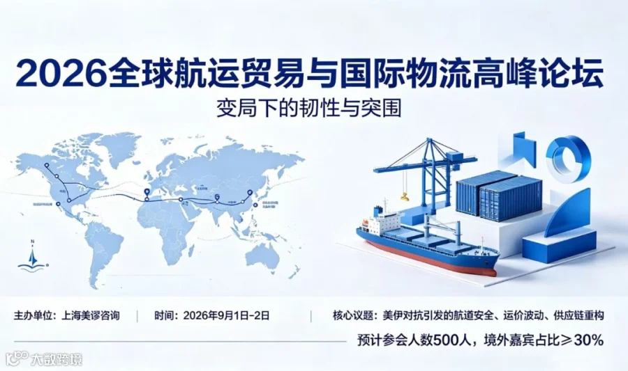 2026全球航运贸易与国际物流高峰论坛