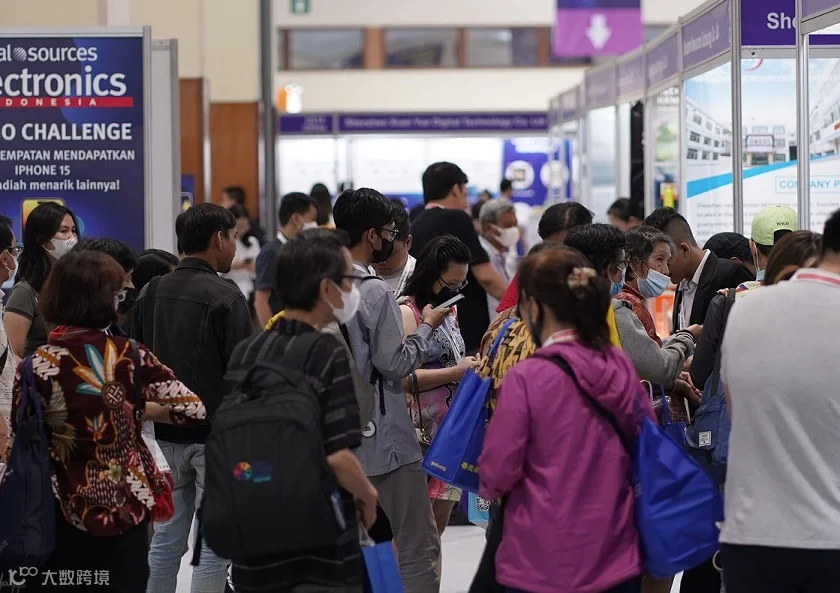 2026年印尼环球资源消费电子展览会Global Sources Electronics Indonesia展馆现场,专业观众参观实况