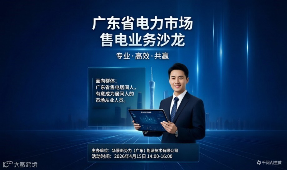 广东省电力市场售电业务沙龙（4月场）