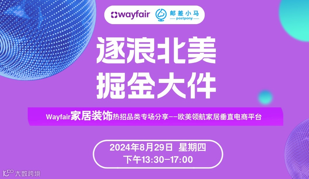  逐浪北美 ● 掘金大件 - Wayfair家居装饰热招品类专场分享
