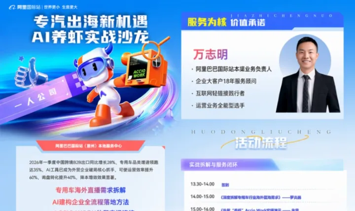 专汽出海新机遇AI养虾实战沙龙