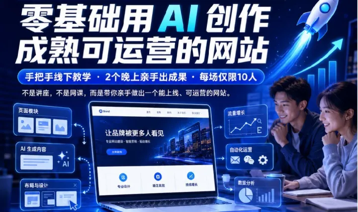 0基础 AI创作可运营的赚钱网站