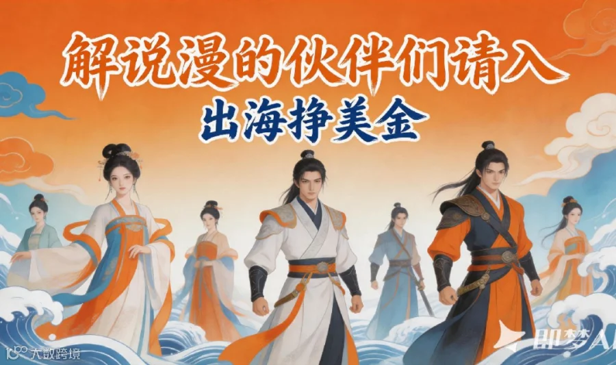出海挣美金｜国内受阻解说漫，全线出海变现（AI短剧，解说漫）