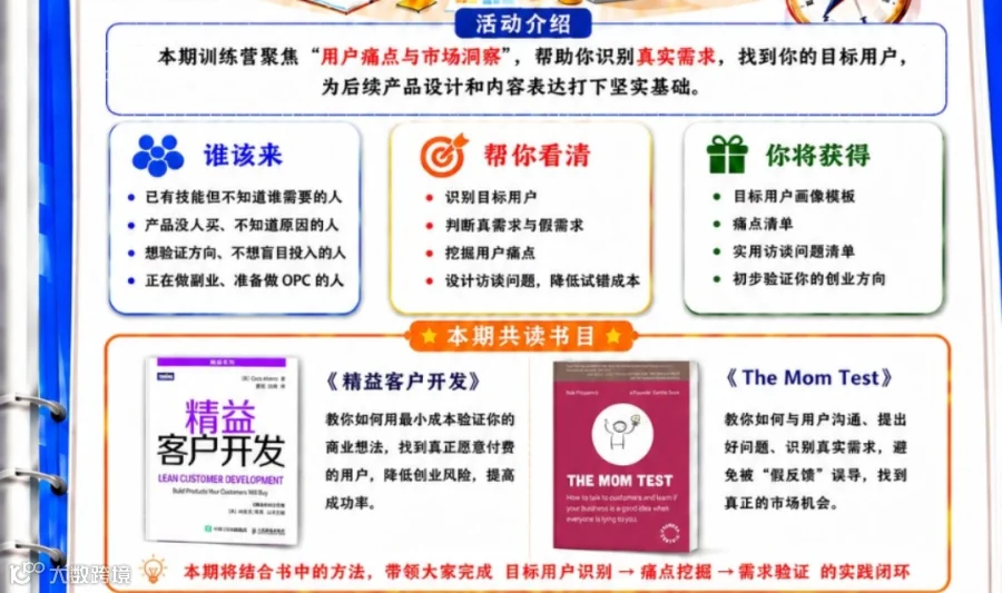 上钢新村街道 OPC 创业者训练营第2期-用户专场