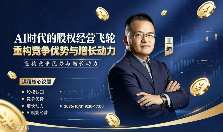 仅限有学位提升意向企业家｜AI时代的股权经营飞轮重构竞争优势与增长动力