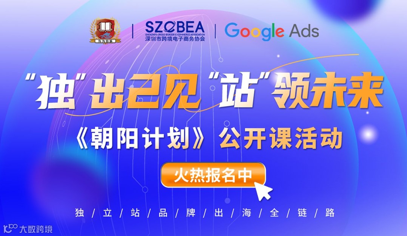 深跨协＆谷歌《独立站出海 朝阳计划》学习活动