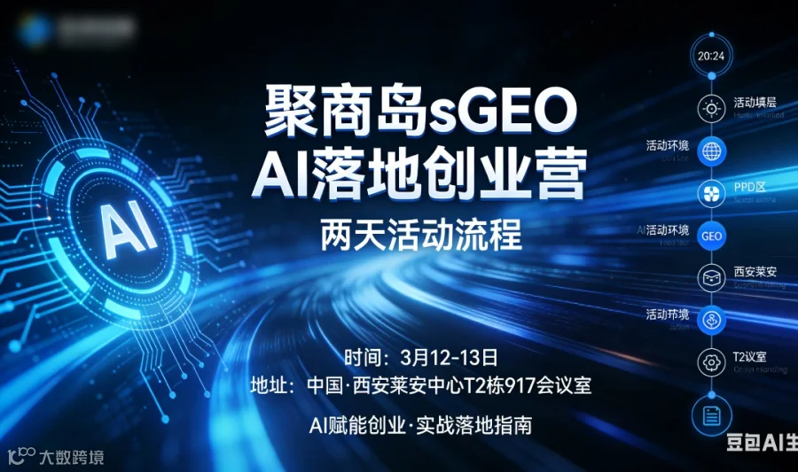 聚商道Ai落地实战营（Ai获客 SGEO Ai智能家居 Ai短剧 ）