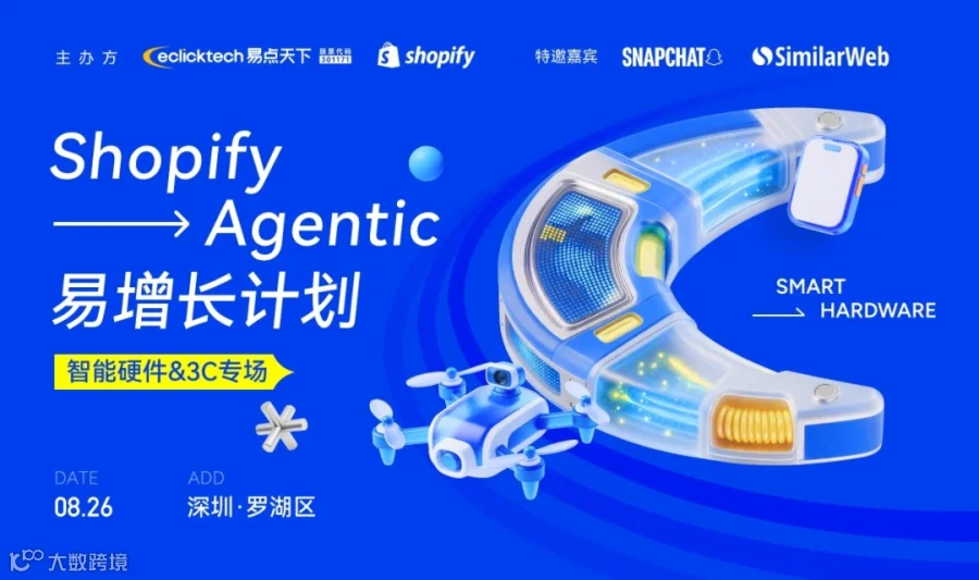 智能硬件跨境电商专题活动——易点天下&Shopify易增长计划深圳站