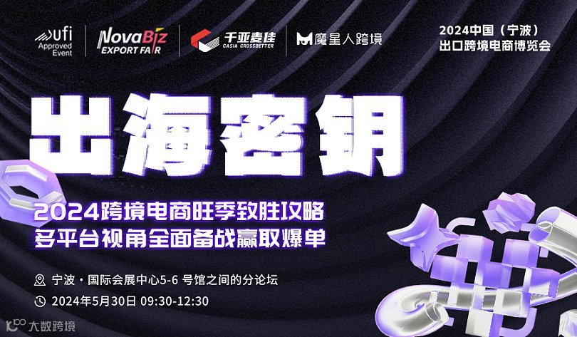 出海密匙-2024跨境电商旺季致胜攻略（宁波跨境博览会论坛）