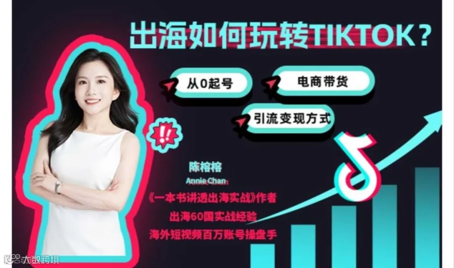出海如何玩转TikTok？出海60国营销实战专家陈榕榕在线直播分享