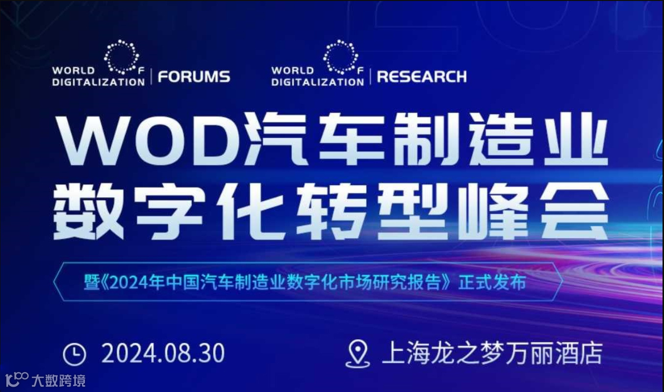 WOD汽车制造业数字化转型峰会