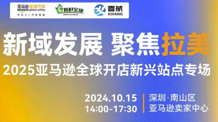 新域发展-聚焦拉美 2025亚马逊全球开店拉美新兴站点专场 跨境电商 拉美电商