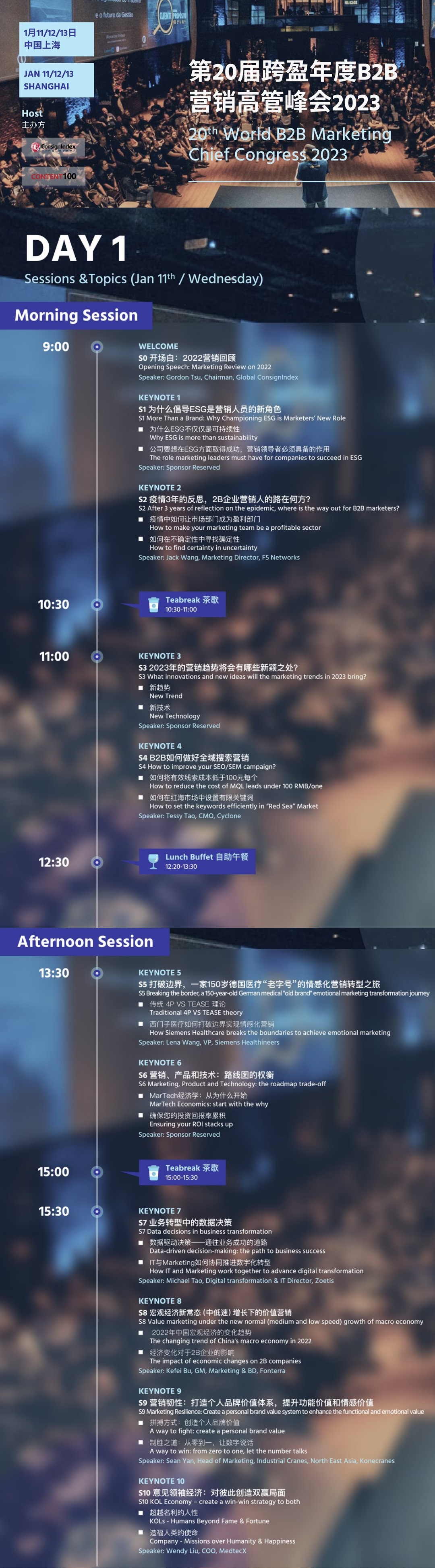 第二十届跨盈年度B2B营销高管峰会