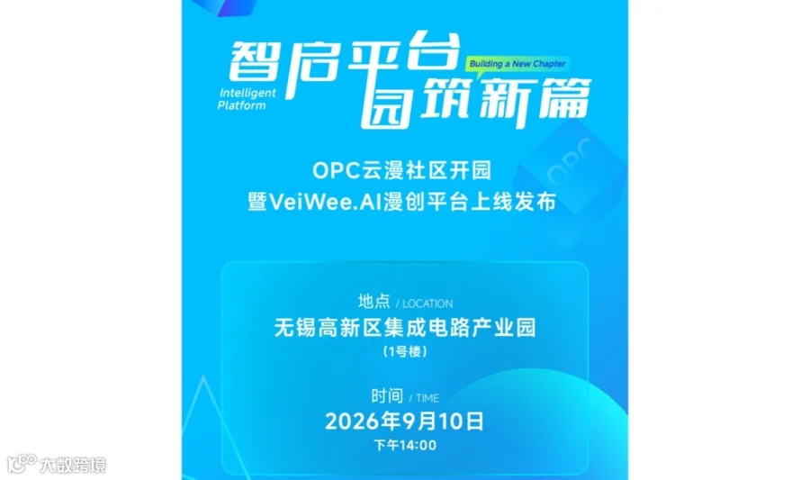 OPC云漫社区开园仪式暨VeiWeeAI漫创平台上线发布会