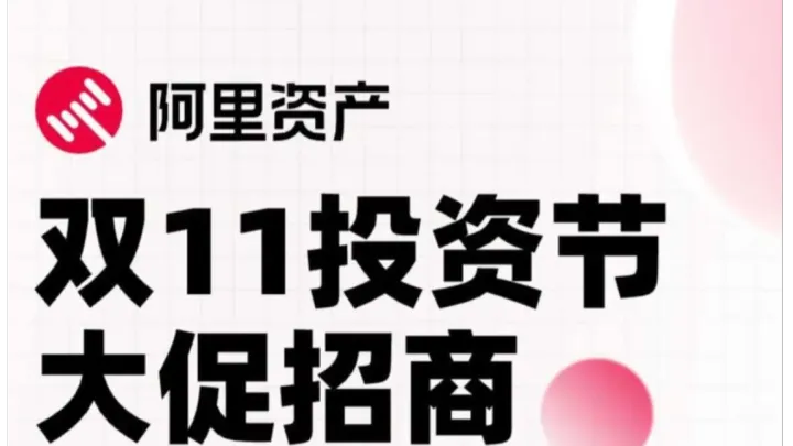阿里资产线下：双11投资节路演