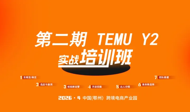 报名入口 |第二期Temu Y2实战培训班