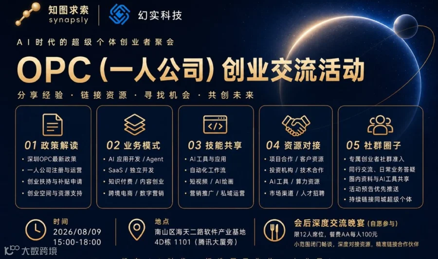 OPC（一人公司）创业交流活动
