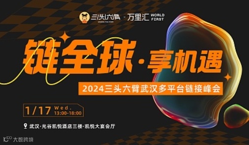 链全球，享机遇：2024三头六臂武汉多平台链接峰会