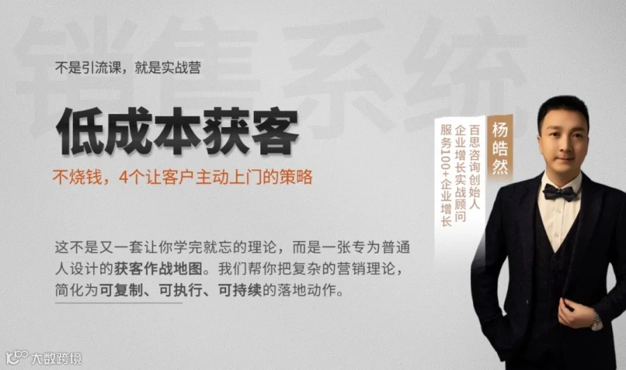 低成本获客实战（线上课）