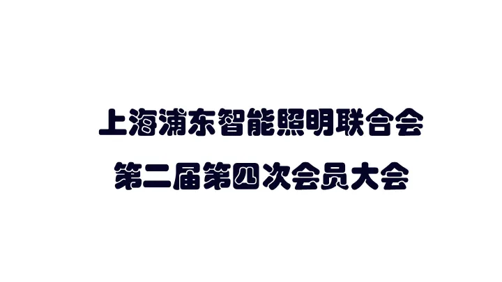 上海浦东智能照明联合会 第二届第四次会员大会