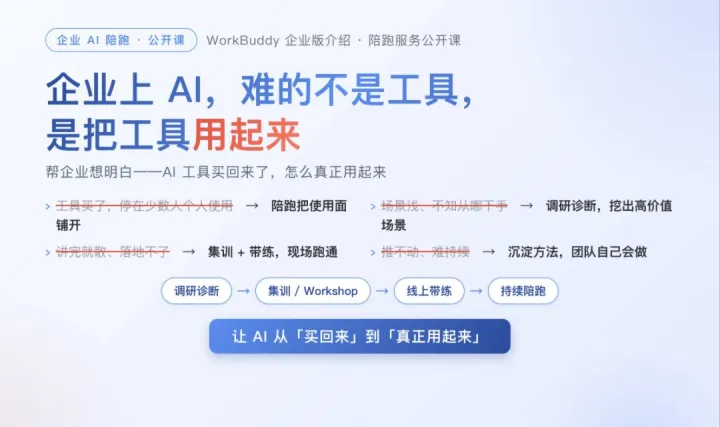 企业 AI 陪跑 · 公开课