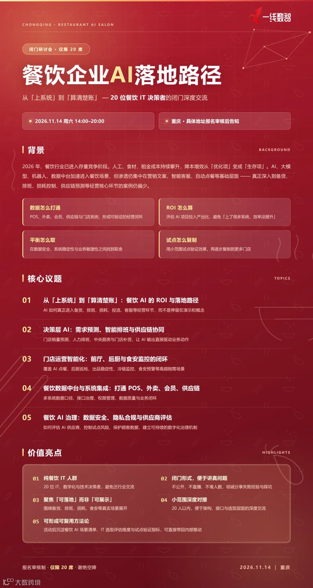 餐饮企业AI落地路径_邀请海报_红底亮版_无报名区.png