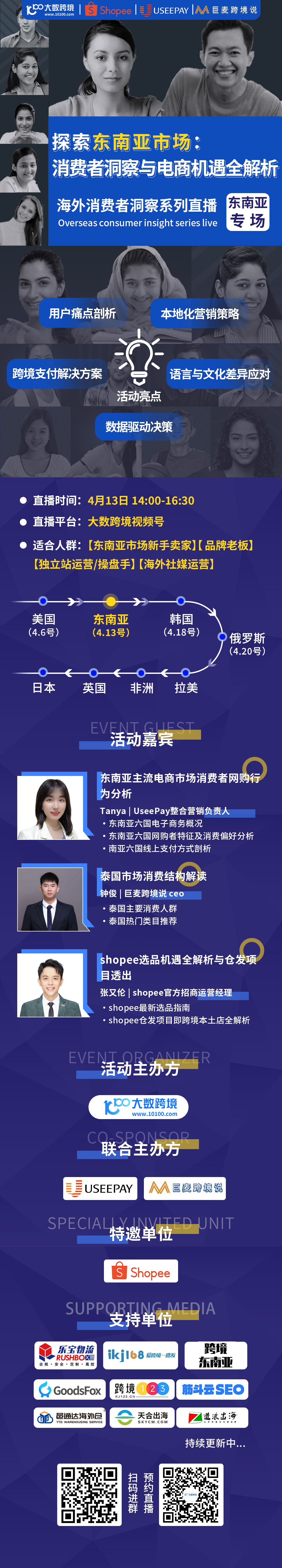 探索东南亚市场：消费者洞察与电商机遇全解析 海外消费者洞察系列直播-东南亚专场