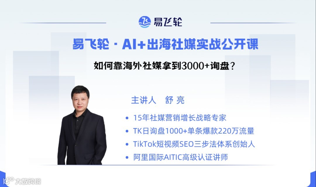 外贸人必看：如何靠海外社媒拿到3000+询盘？