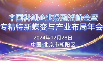 邀请函！第二十一届科创企业投融资大会暨2024专精特新蝶变与产业布局年会