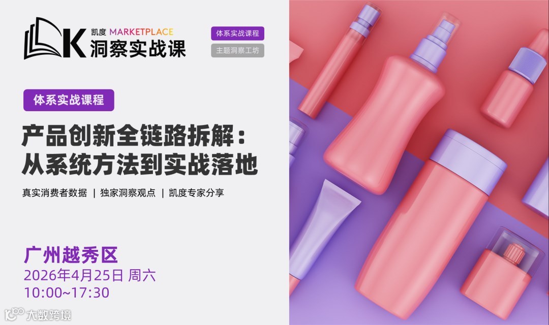4月25日广州 | 【体系实战课程】产品创新全链路拆解： 从系统方法到实战 | KMP洞察实战课