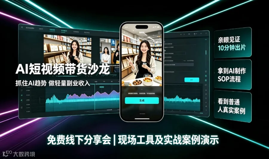 AI短视频带货沙龙会