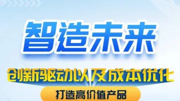 智造未来—创新驱动以及<em>成本</em>优化,打造高价值产品