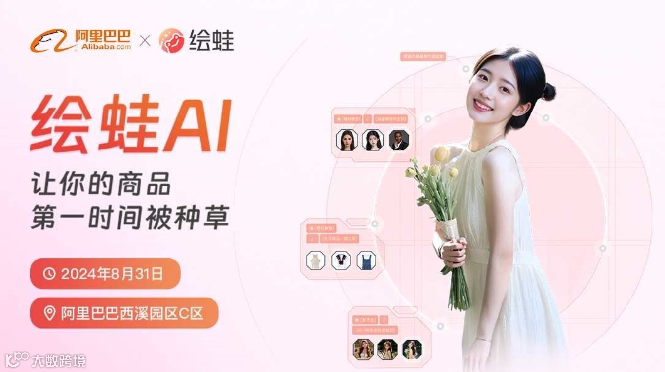 「 阿里巴巴 x 绘蛙 」线下沙龙活动｜抢先体验前沿AI电商！揭秘AI电商新流量秘诀！