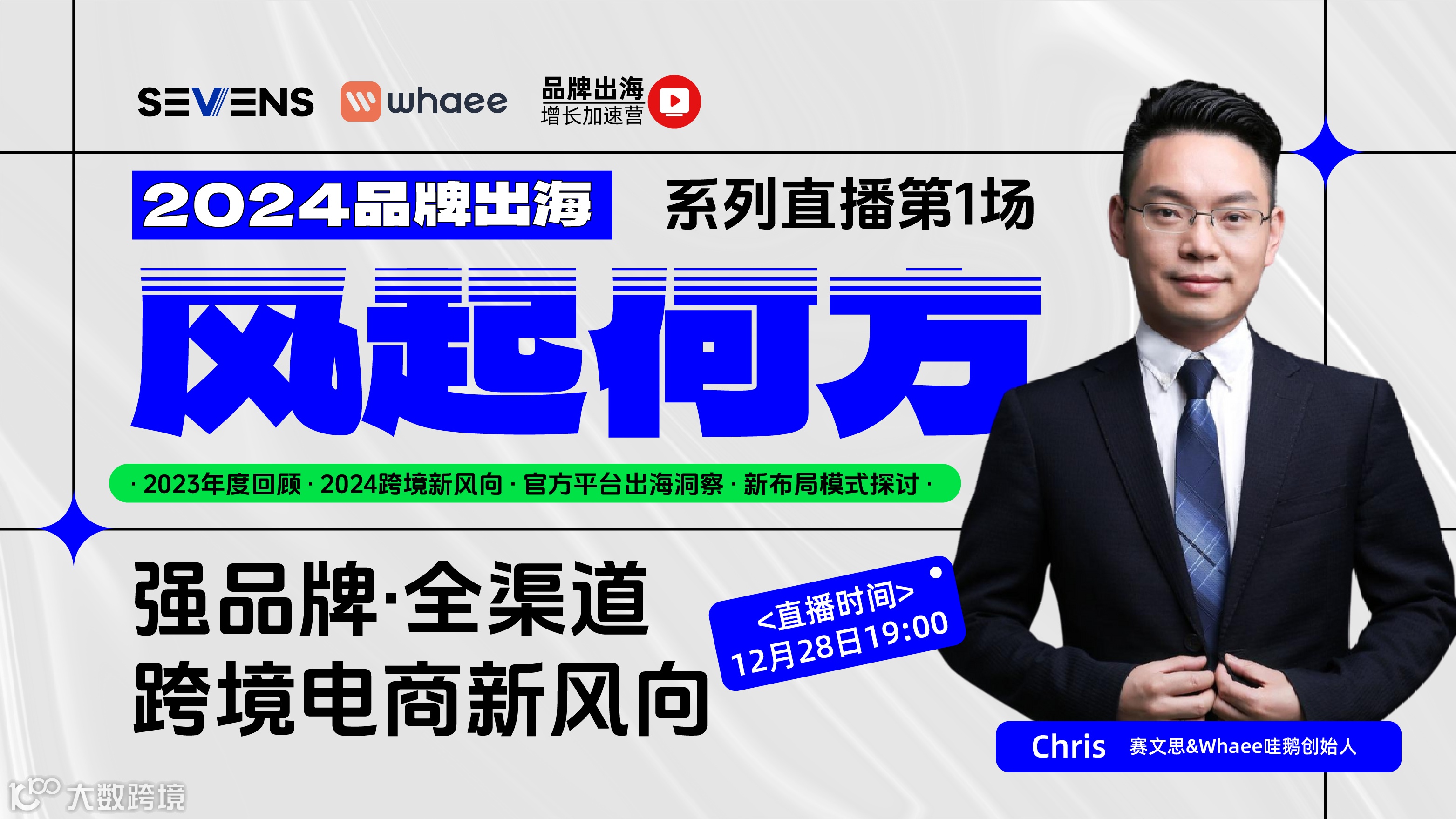 【系列直播第1场】2024品牌出海风起何方-强品牌·全渠道，跨境电商新风向