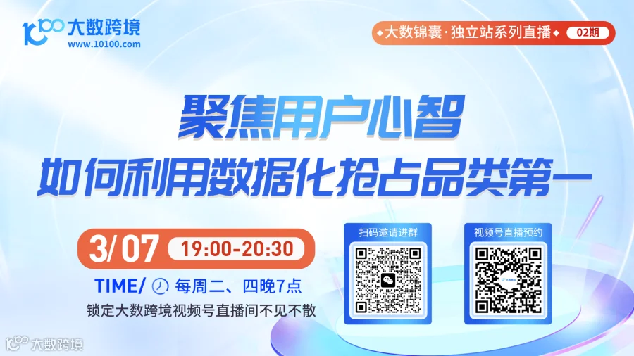 大数锦囊-独立站系列直播课程02期
