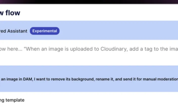 Cloudinary 为 MediaFlows 带来生成式人工智能的力量，MediaFlows 是其下一代视觉媒体低代码平台