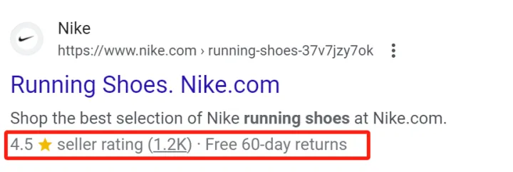 如何在谷歌搜索结果中展示卖家评分？