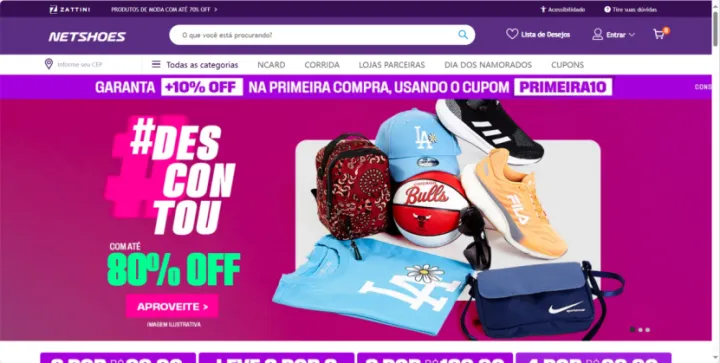 Netshoes-巴西最大的体育用品电商平台，每月有超过5400万的访客