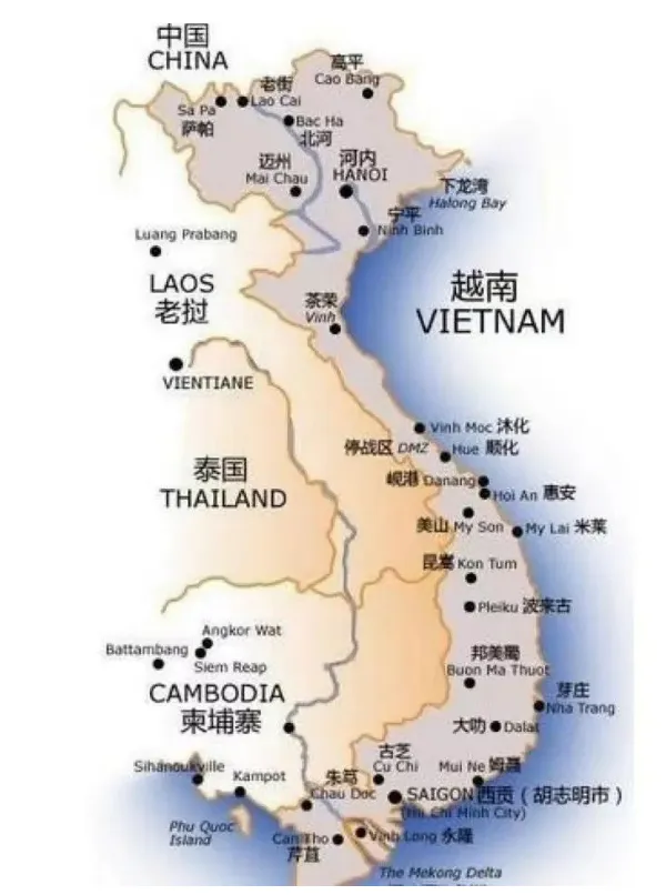 越南中资企业南北差异