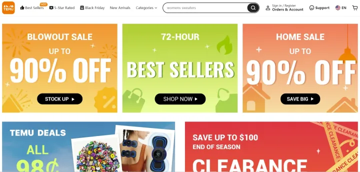 “砍倒”Shein、速卖通，Temu在日韩市场跑赢竞争对手