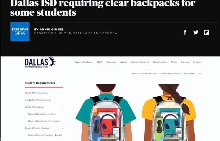 “儿童防弹书包”在TikTok爆红，成美国返校热销品