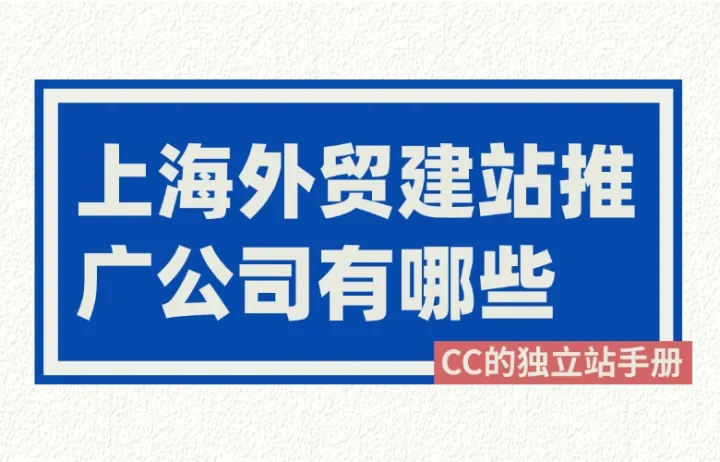 上海外贸建站推广公司有哪些