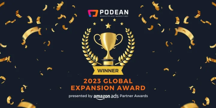 Podean 荣获亚马逊广告 2023 年合作伙伴奖颁发的全球扩张奖