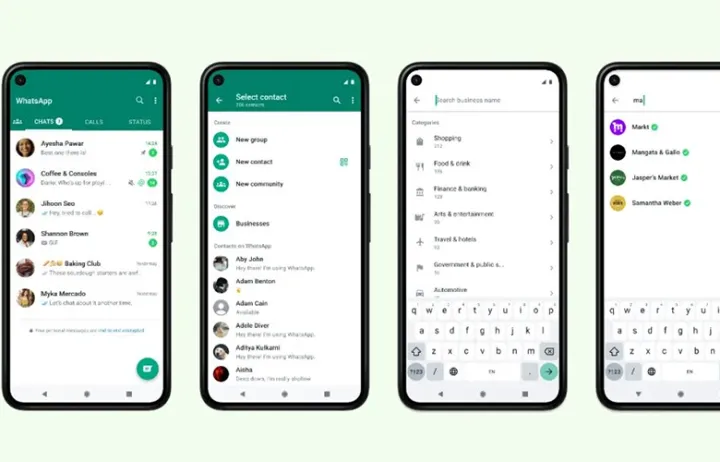 WhatsApp 发布企业搜索功能