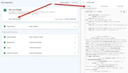 4种谷歌网址检查工具的用途