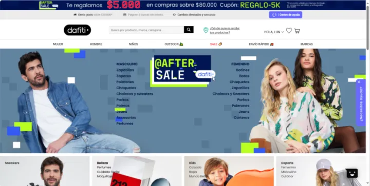 Dafiti-拉丁美洲最大的时尚电商平台，市场分布在巴西、智利、阿根廷和哥伦比亚