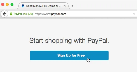 如何创建PayPal 帐户？